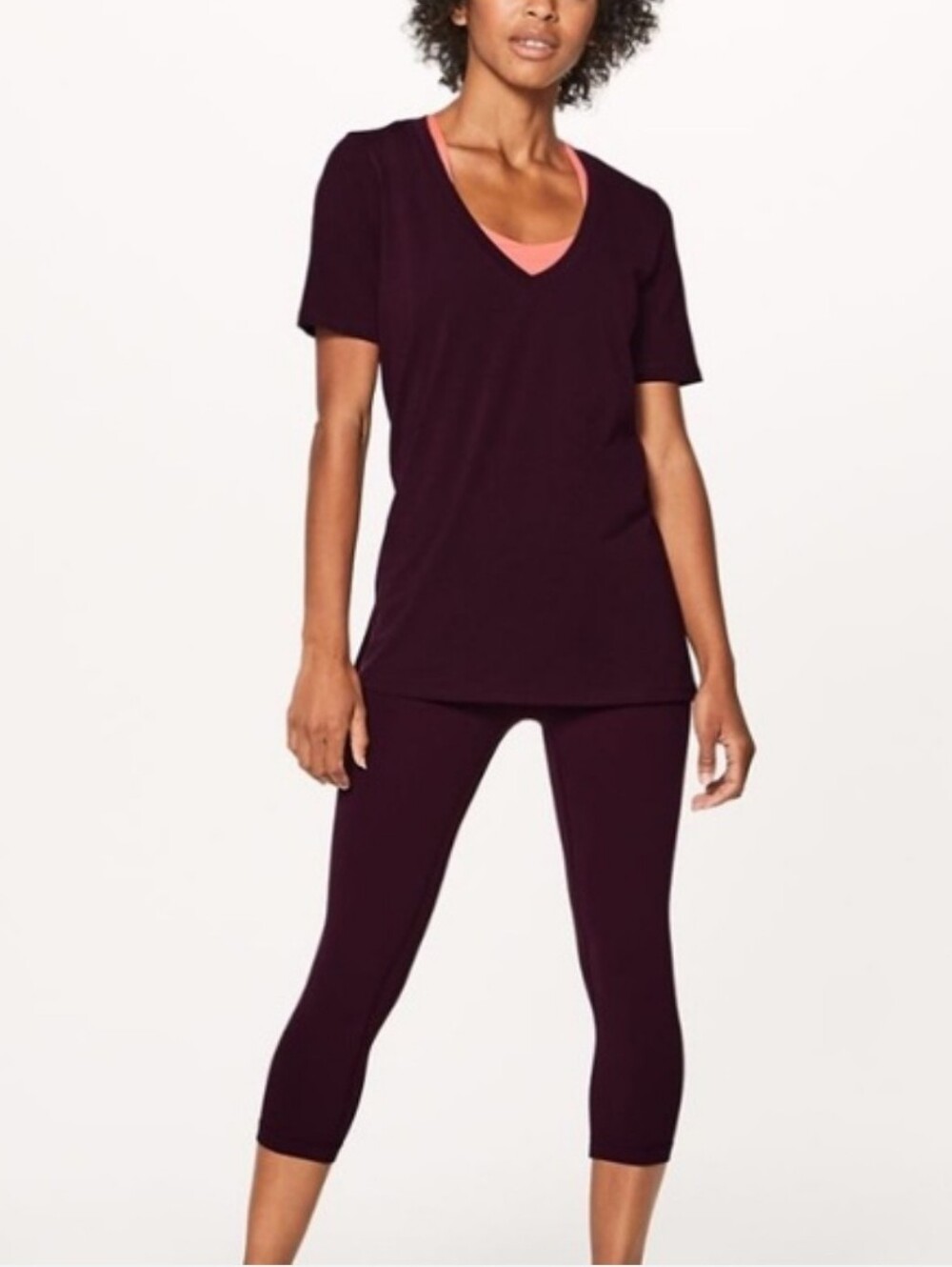NWT Lululemon Love Tee Black V-Neck Short Sleeve